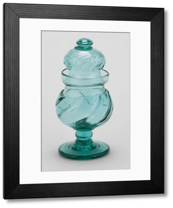 Framed Print : Covered Sugar Bowl, 1835 / 55. Creator: Unknown Framed Print : Covered Sugar Bowl, 1835 / 55. Creator: Unknown
