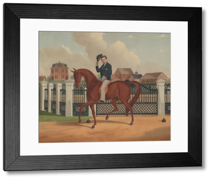 Framed Print : George Franklin Archer and the Archer Residence, 1871. Creator: Charles S. Humphreys Framed Print : George Franklin Archer and the Archer Residence, 1871. Creator: Charles S. Humphreys