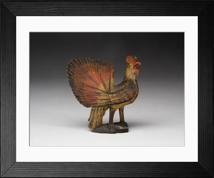 Framed Print : Rooster, 1850 / 1900. Creator: Unknown Framed Print : Rooster, 1850 / 1900. Creator: Unknown