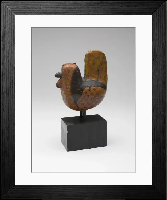 Framed Print : Rooster, 1800 / 50. Creator: Unknown Framed Print : Rooster, 1800 / 50. Creator: Unknown