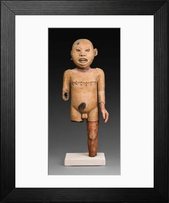 Framed Print : Ritual Impersonator of the Deity Xipe Totec, 1450 / 1500. Creator: Unknown Framed Print : Ritual Impersonator of the Deity Xipe Totec, 1450 / 1500. Creator: Unknown