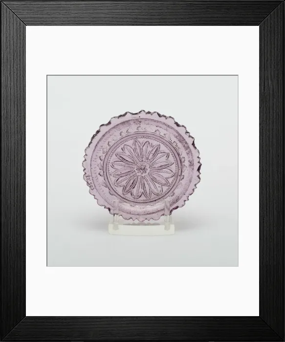 Framed Print : Cup plate, 1800 / 50. Creator: Unknown Framed Print : Cup plate, 1800 / 50. Creator: Unknown