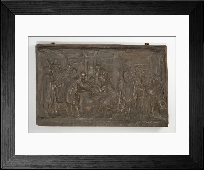 Framed Print : Rev. Cotton Mather (Son of Increase) Using His Powerful Influence to Overcome Framed Print : Rev. Cotton Mather (Son of Increase) Using His Powerful Influence to Overcome