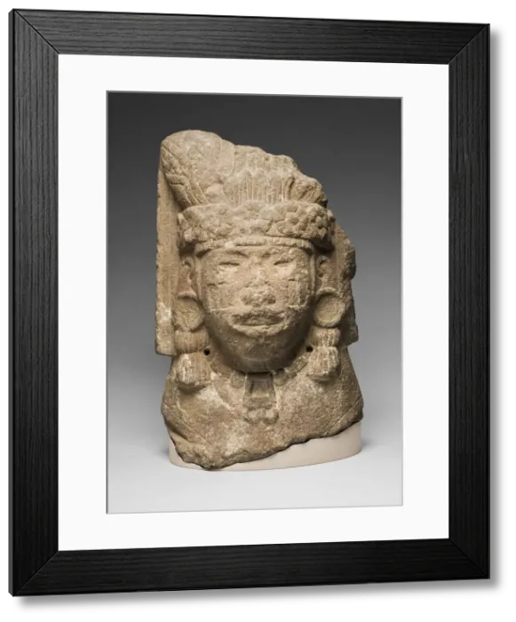 Framed Print : Head of Xilonen, the Goddess of Young Maize, 1400 / 1500. Creator: Unknown Framed Print : Head of Xilonen, the Goddess of Young Maize, 1400 / 1500. Creator: Unknown