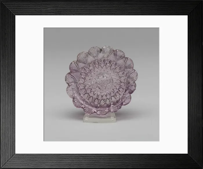 Framed Print : Cup plate, 1826 / 30. Creator: Unknown Framed Print : Cup plate, 1826 / 30. Creator: Unknown