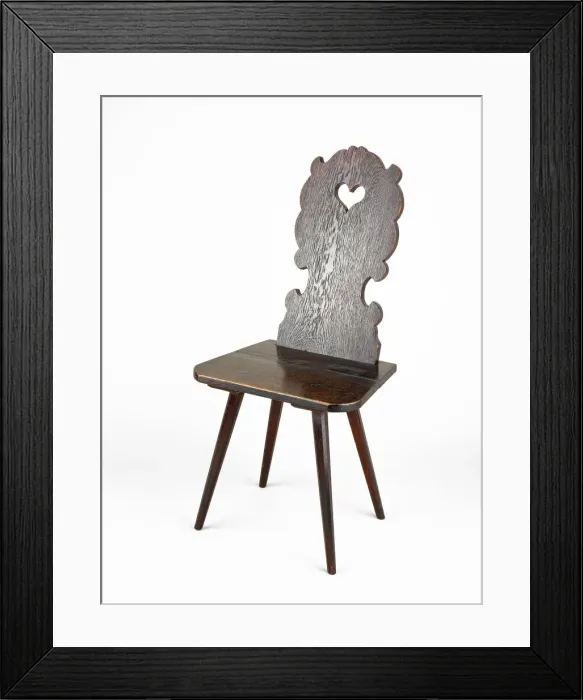 Framed Print : Side Chair, 1825 / 75. Creator: Unknown Framed Print : Side Chair, 1825 / 75. Creator: Unknown