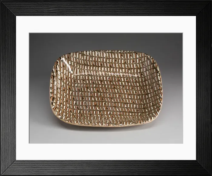 Framed Print : Dish, 1860. Creator: Unknown Framed Print : Dish, 1860. Creator: Unknown