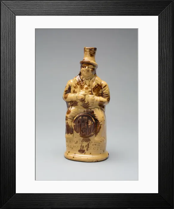 Framed Print : Bottle, c. 1830. Creator: Unknown Framed Print : Bottle, c. 1830. Creator: Unknown