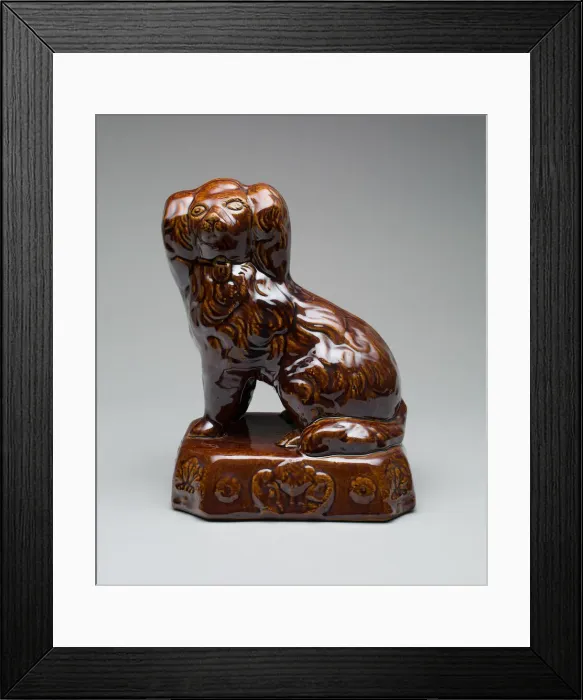 Framed Print : Doorstop, 1840 / 60. Creator: Unknown Framed Print : Doorstop, 1840 / 60. Creator: Unknown