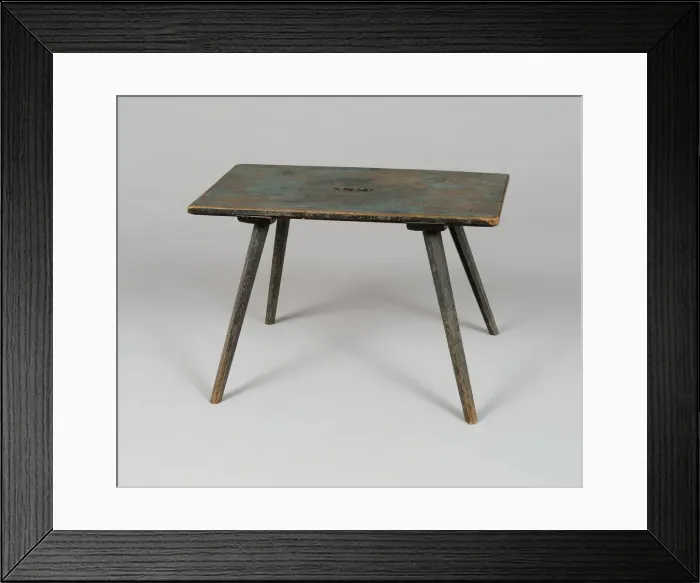 Framed Print : Stool, 1817 / 37. Creator: Unknown Framed Print : Stool, 1817 / 37. Creator: Unknown
