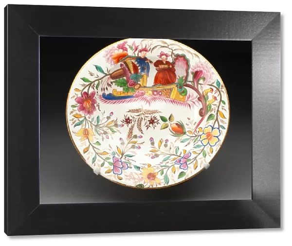 Soup Plate, Pinxton, c. 1800. Creator: Pinxton Porcelain Factory