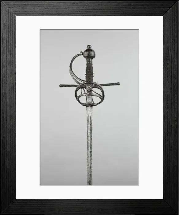 Framed Print : Rapier, Italy, 1610-20. Creator: Unknown Framed Print : Rapier, Italy, 1610-20. Creator: Unknown