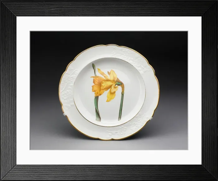 Framed Print : Plate, Stoke on Trent, c. 1800. Creator: Spode Ceramic Works Framed Print : Plate, Stoke on Trent, c. 1800. Creator: Spode Ceramic Works