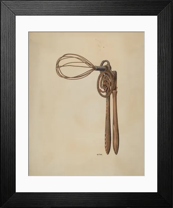 Framed Print : Cake Batter Mixer, c. 1939. Creator: Ray Price Framed Print : Cake Batter Mixer, c. 1939. Creator: Ray Price