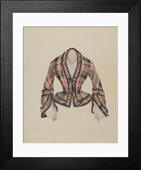 Framed Print : Silk Waist, c. 1937. Creator: Ray Price Framed Print : Silk Waist, c. 1937. Creator: Ray Price