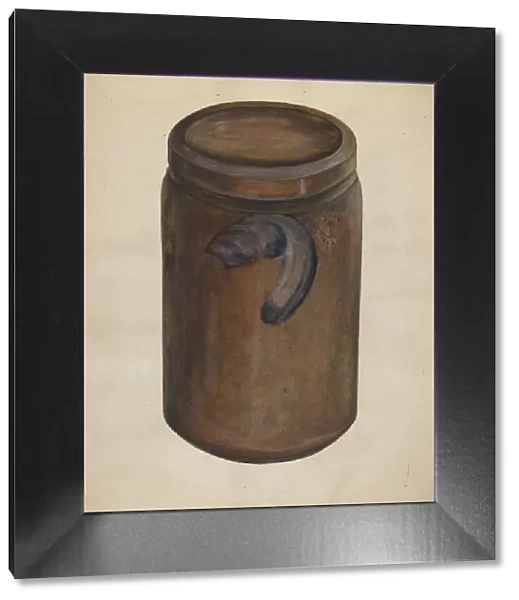 Stone Jar, 1935  /  1942. Creator: Edna C. Rex