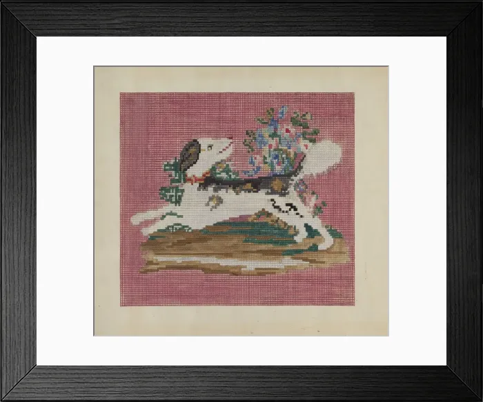 Framed Print : Chair Cover, c. 1937. Creator: Mabel Ritter Framed Print : Chair Cover, c. 1937. Creator: Mabel Ritter