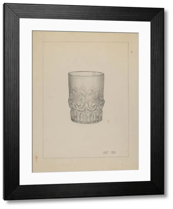 Framed Print : Tumbler, c. 1937. Creator: Janet Riza Framed Print : Tumbler, c. 1937. Creator: Janet Riza