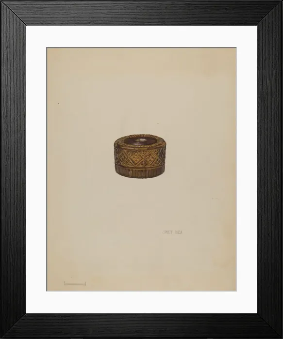 Framed Print : Inkwell, c. 1936. Creator: Janet Riza Framed Print : Inkwell, c. 1936. Creator: Janet Riza