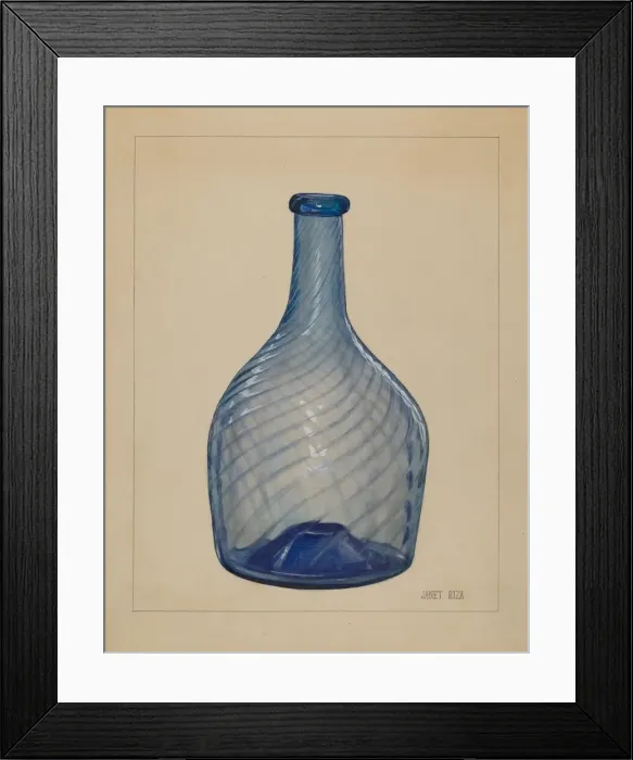 Framed Print : Bottle, c. 1937. Creator: Janet Riza Framed Print : Bottle, c. 1937. Creator: Janet Riza