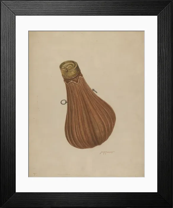 Framed Print : Shot Cannister, c. 1940. Creator: Sydney Roberts Framed Print : Shot Cannister, c. 1940. Creator: Sydney Roberts