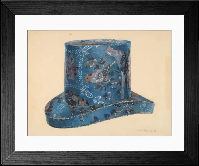 Framed Print : Hat Box, c. 1939. Creator: Joseph Rothenberg Framed Print : Hat Box, c. 1939. Creator: Joseph Rothenberg