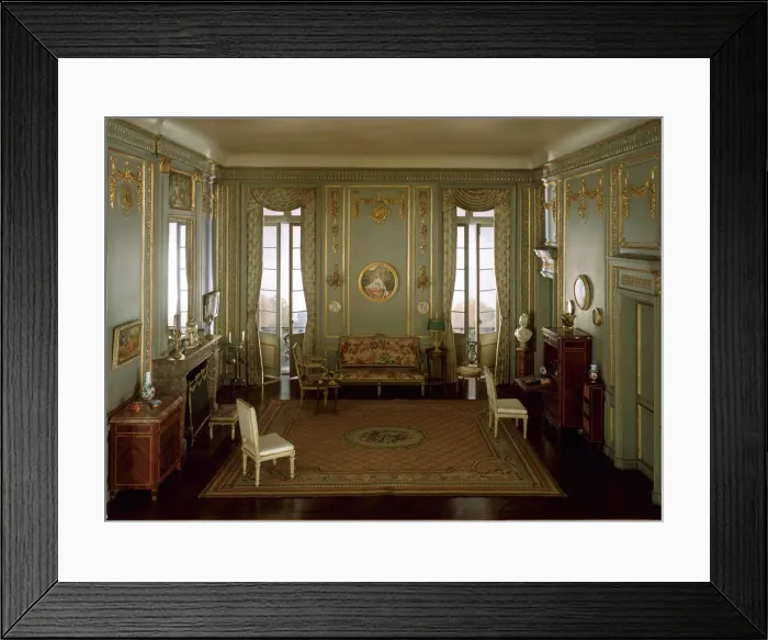Framed Print : E-24: French Salon of the Louis XVI Period, c. 1780, United States, c. 1937 Framed Print : E-24: French Salon of the Louis XVI Period, c. 1780, United States, c. 1937