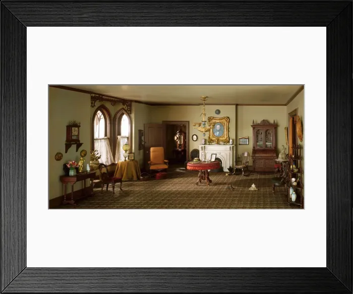 Framed Print : A33: Middletown'Parlor, 1875-90, United States, c. 1940 Framed Print : A33: Middletown'Parlor, 1875-90, United States, c. 1940