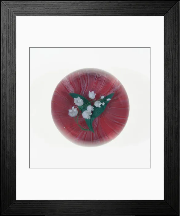 Framed Print : Paperweight, France, c. 1870. Creator: Unknown Framed Print : Paperweight, France, c. 1870. Creator: Unknown