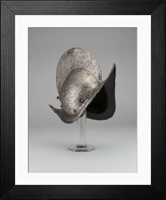 Framed Print : Comb Morion, France, 1570. Creator: Unknown Framed Print : Comb Morion, France, 1570. Creator: Unknown