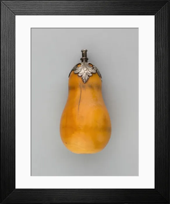Framed Print : Priming Flask or Sander, France, c. 1700. Creator: Unknown Framed Print : Priming Flask or Sander, France, c. 1700. Creator: Unknown