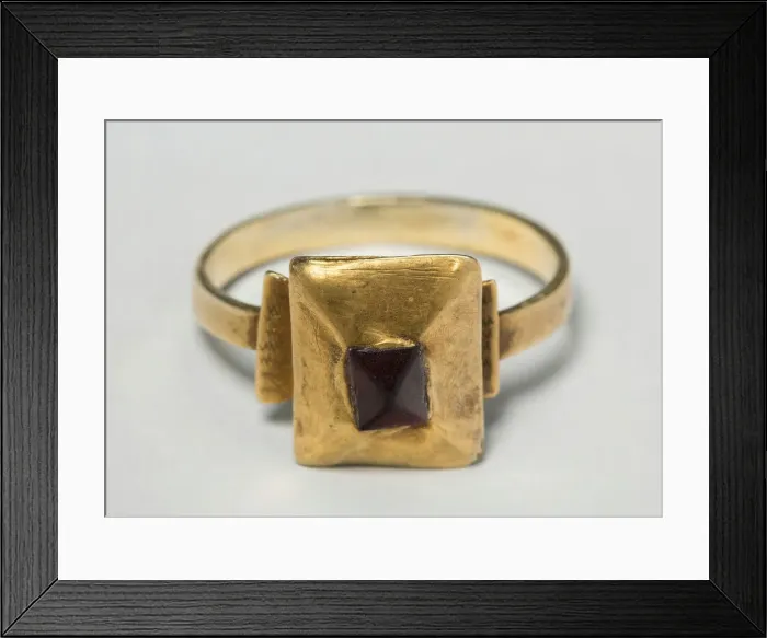 Framed Print : Tart Mold Ring, France, 13th century. Creator: Unknown Framed Print : Tart Mold Ring, France, 13th century. Creator: Unknown