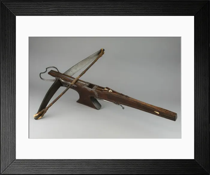Framed Print : Target Crossbow, France, 16th century. Creator: Unknown Framed Print : Target Crossbow, France, 16th century. Creator: Unknown