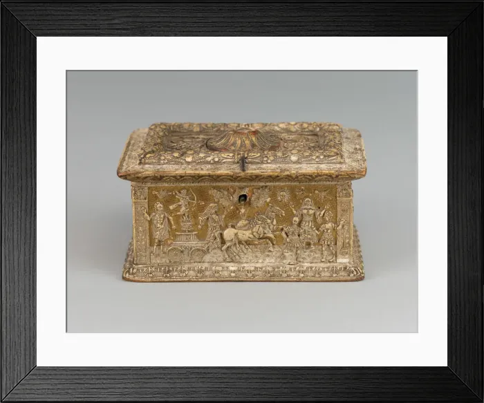 Framed Print : Casket, Italy, 1500 / 1525. Creator: Unknown Framed Print : Casket, Italy, 1500 / 1525. Creator: Unknown