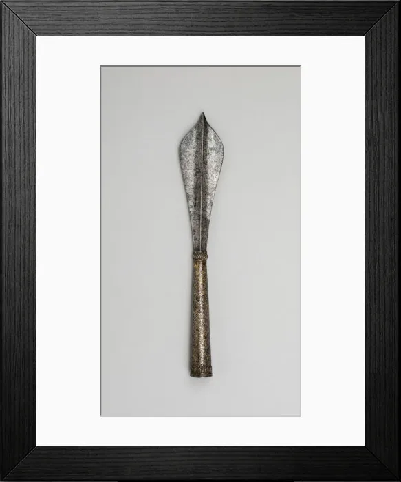 Framed Print : Ceremonial Arrowhead, Italy, 1500 / 1600. Creator: Unknown Framed Print : Ceremonial Arrowhead, Italy, 1500 / 1600. Creator: Unknown