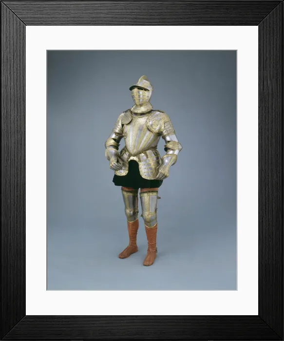 Framed Print : Garniture for Field and Foot Tourney at the Barriers, Milan, c. 1575. Creator: Unknown Framed Print : Garniture for Field and Foot Tourney at the Barriers, Milan, c. 1575. Creator: Unknown