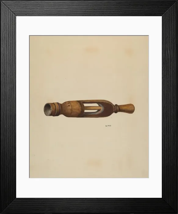 Framed Print : Hand Bottle Corker, c. 1940. Creator: Ray Price Framed Print : Hand Bottle Corker, c. 1940. Creator: Ray Price