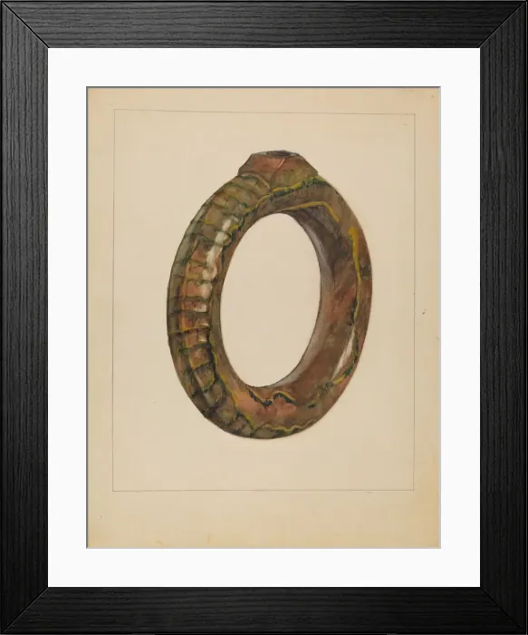 Framed Print : Ring Bottle, 1936. Creator: Jessica Price Framed Print : Ring Bottle, 1936. Creator: Jessica Price