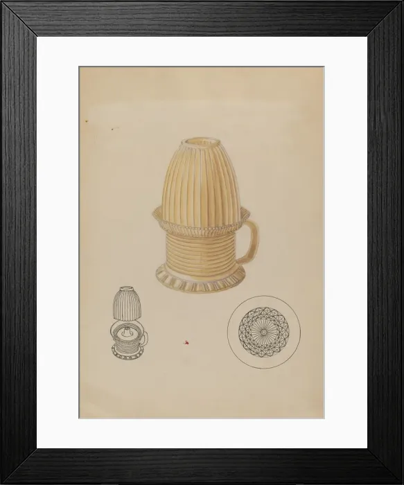 Framed Print : Night Lamp, c. 1936. Creator: Dorothy Posten Framed Print : Night Lamp, c. 1936. Creator: Dorothy Posten