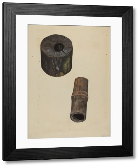 Framed Print : Water Main, c. 1937. Creator: Walter Praefke Framed Print : Water Main, c. 1937. Creator: Walter Praefke