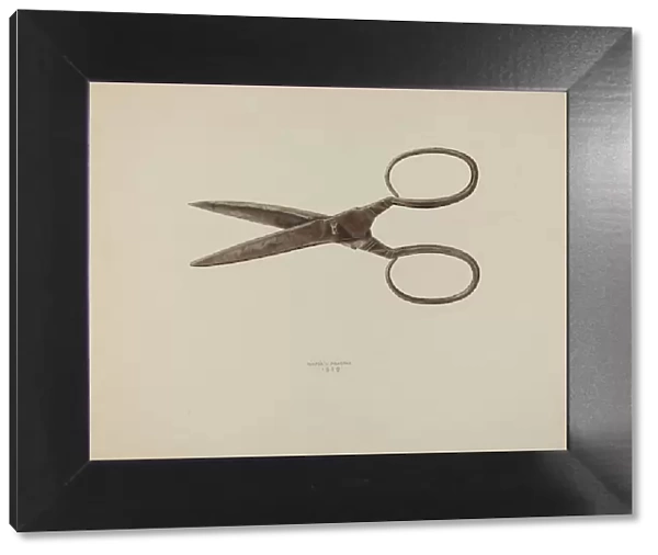 Scissors, 1939. Creator: Walter Praefke