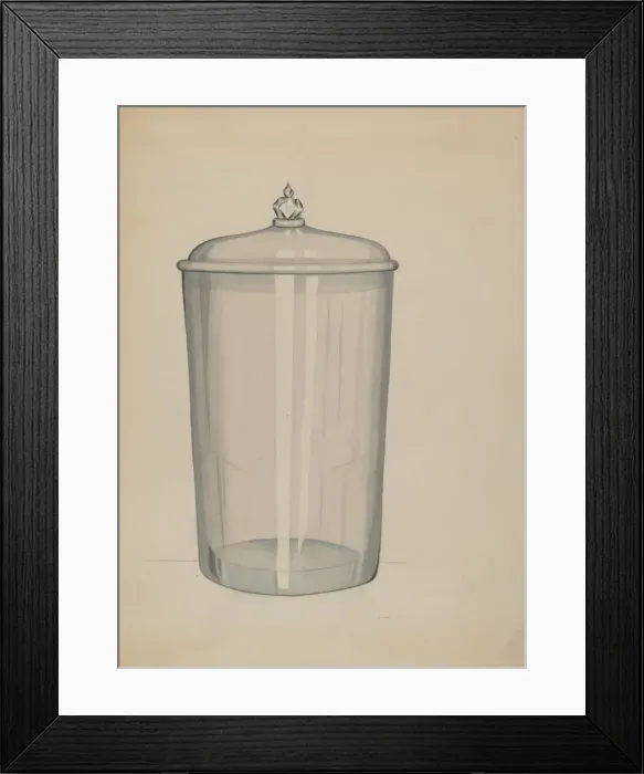 Framed Print : Sweet Meat Jar, c. 1936. Creator: Dorothy Posten Framed Print : Sweet Meat Jar, c. 1936. Creator: Dorothy Posten