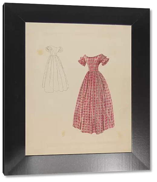 Afternoon Dress, c. 1937. Creator: Ray Price