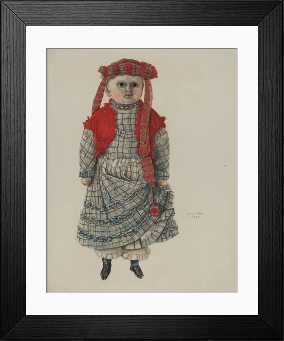 Framed Print : Doll, 1938. Creator: Walter Praefke Framed Print : Doll, 1938. Creator: Walter Praefke