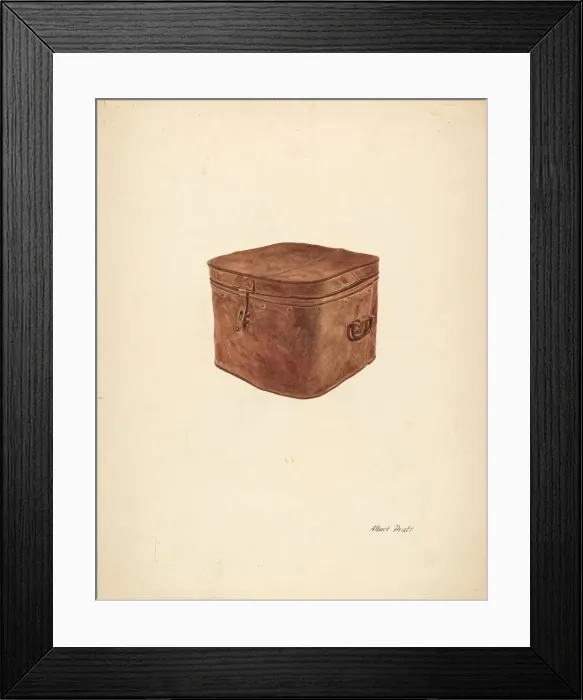 Framed Print : Copper Storage Box, c. 1940. Creator: Albert Pratt Framed Print : Copper Storage Box, c. 1940. Creator: Albert Pratt
