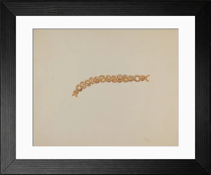 Framed Print : Gold Chain, c. 1937. Creator: Dorothy Posten Framed Print : Gold Chain, c. 1937. Creator: Dorothy Posten