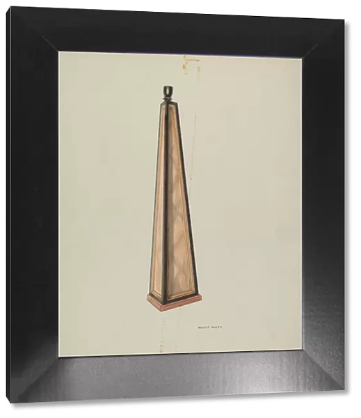Candlestick (Ecclesiastical), c. 1939. Creator: Albert Pratt