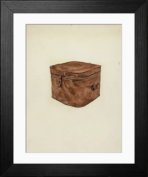 Framed Print : Storage Box (Copper), c. 1953. Creator: Albert Pratt Framed Print : Storage Box (Copper), c. 1953. Creator: Albert Pratt