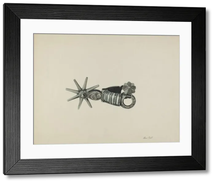 Framed Print : Spur, c. 1938. Creator: Albert Pratt Framed Print : Spur, c. 1938. Creator: Albert Pratt
