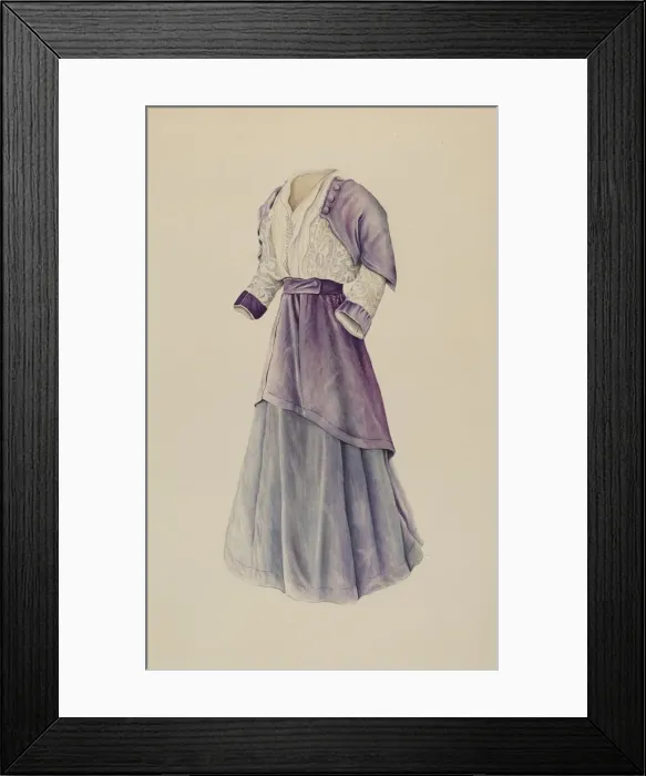 Framed Print : Afternoon Gown, c. 1936. Creator: Ray Price Framed Print : Afternoon Gown, c. 1936. Creator: Ray Price